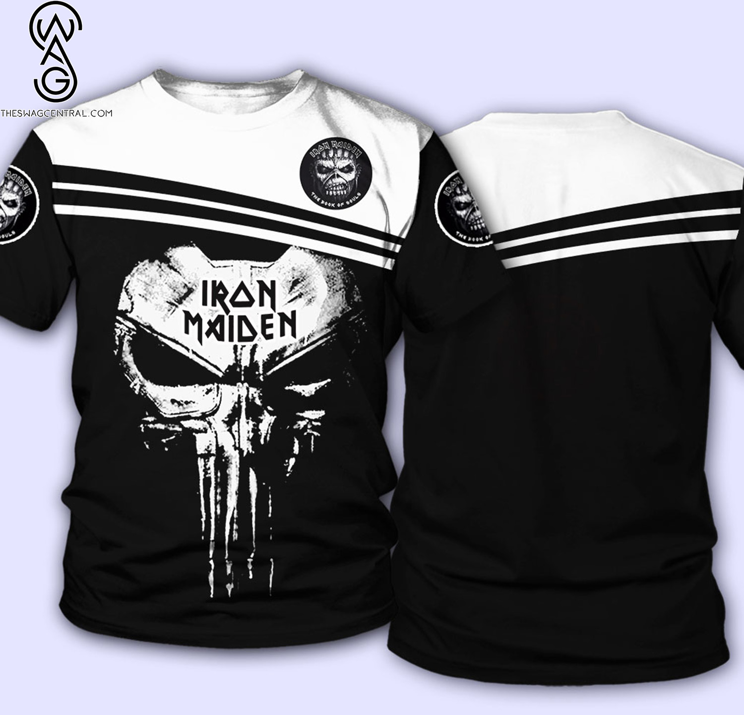 Skull Iron Maiden Rock Band Shirt