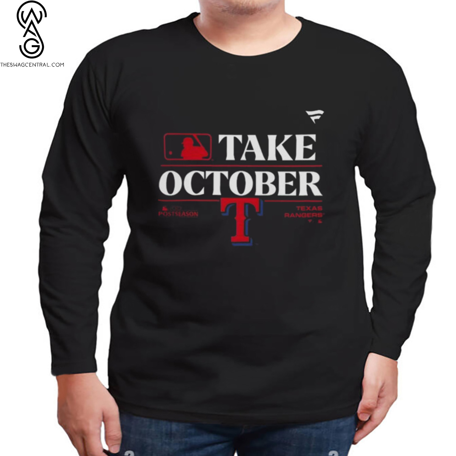 Texas Rangers 2023 Take October Postseason Locker Room Sweatshirt