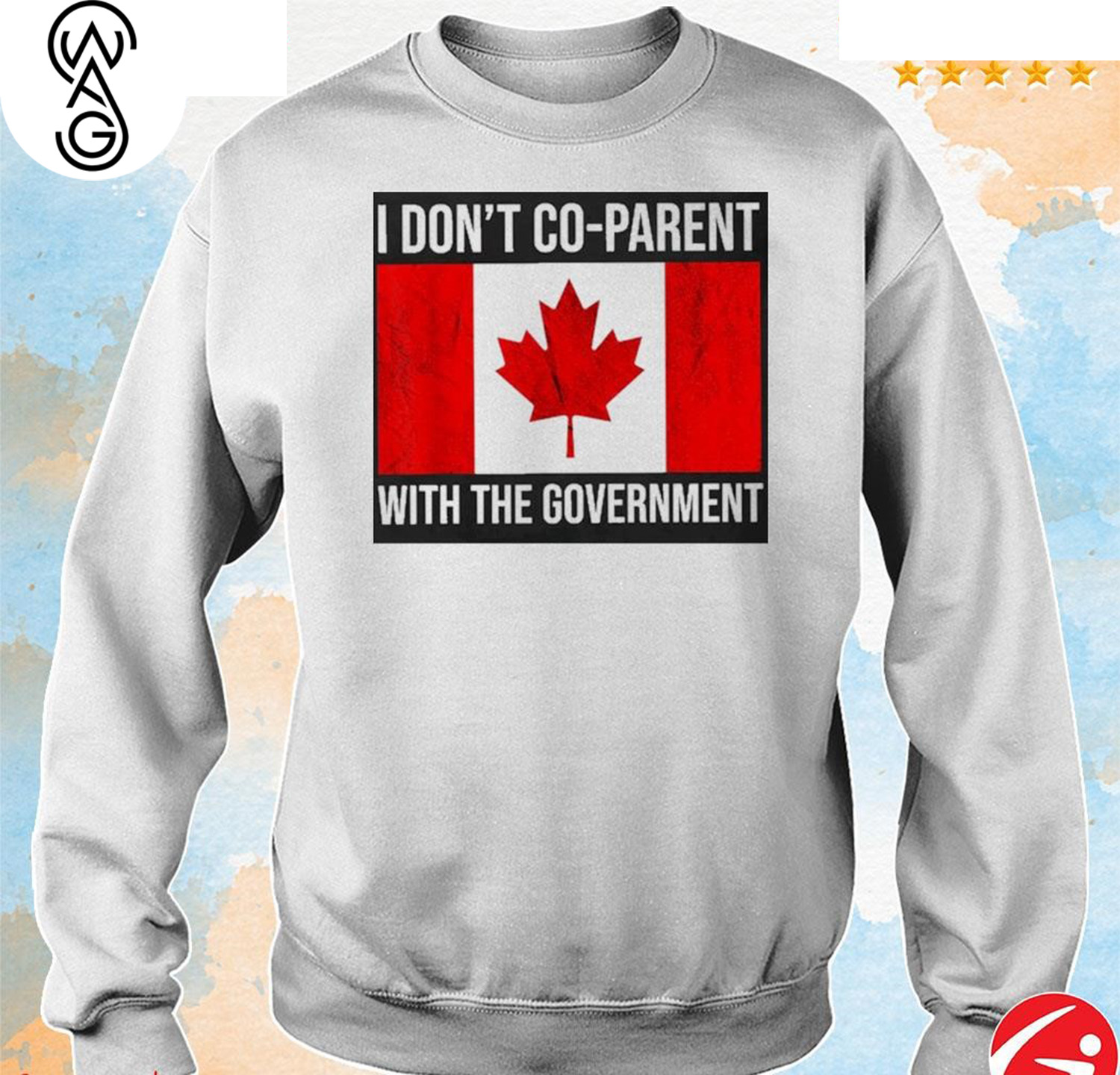 I don't co-parent with the government Canada shirt