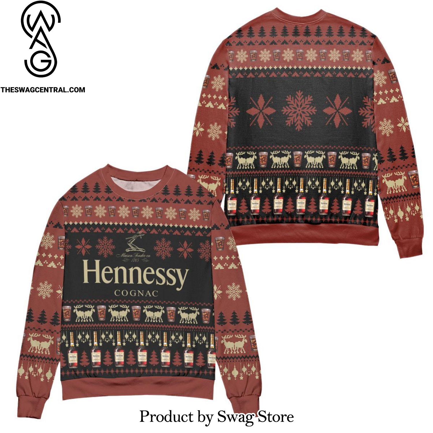 Hennessy hot sale christmas sweater