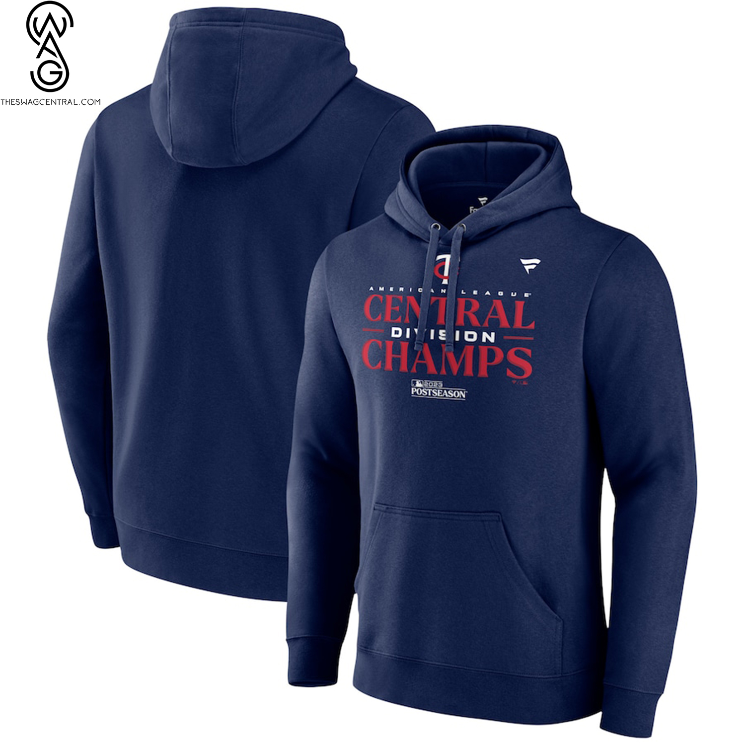 Minnesota Twins 2023 AL Central Division Champions 3D Hoodie