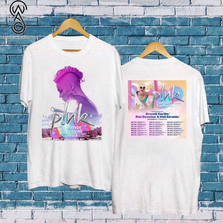 P!Nk Summer Carnival 2023 Music Festival Trustfall Album Shirt