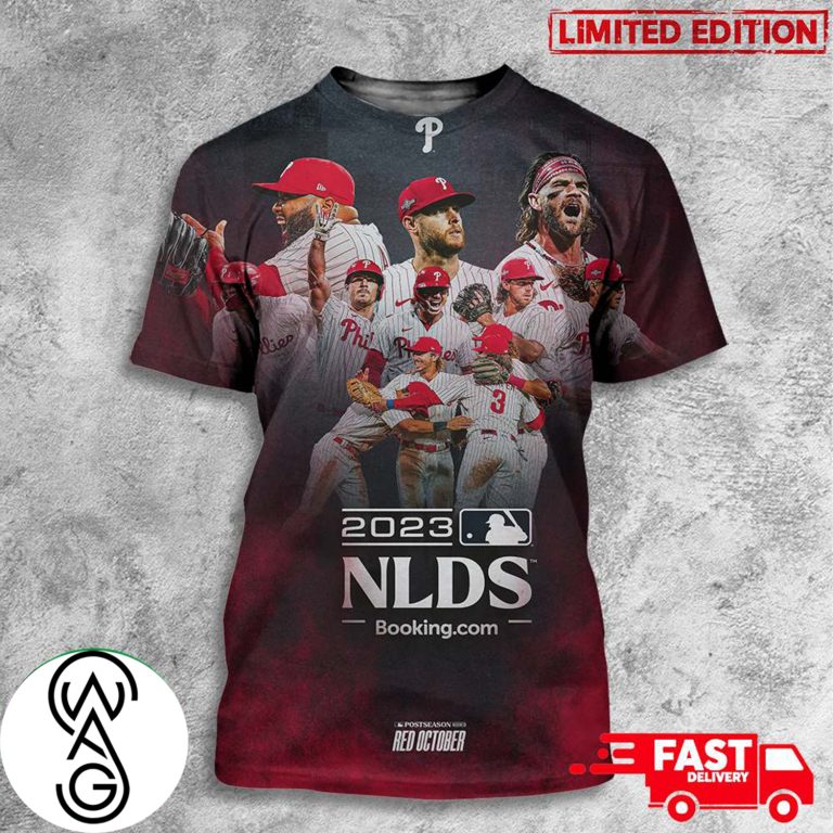 Philadelphia Phillies 2023 Postseason MLB Red October NLDS THe Fightins Are Moving On Shirt