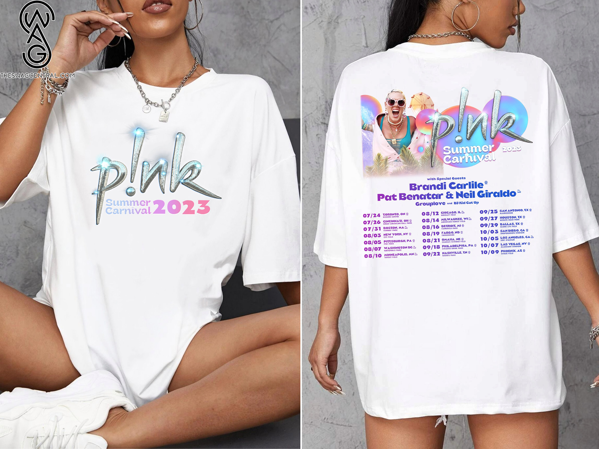 Unveiling the Vibrant World of the Pink Summer Carnival Tour 2023: Shirt Designs that Celebrate the Spirit of Fun