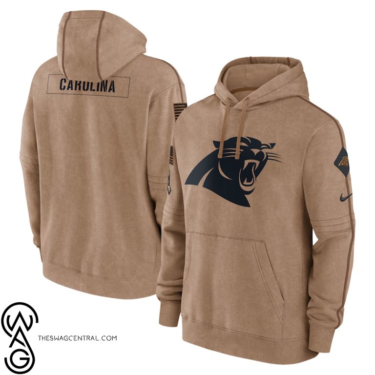 2023 Salute To Service Club NFL Carolina Panthers Full Printing Hoodie