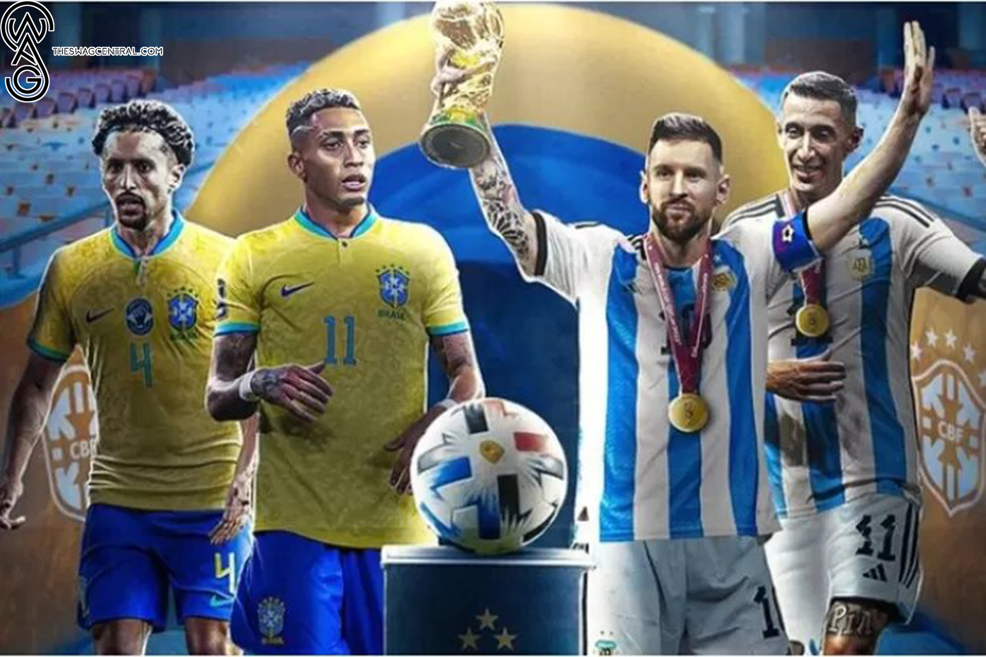 Clash of Titans Brazil vs Argentina in a Pivotal 2023 World Cup Qualifier Showdown