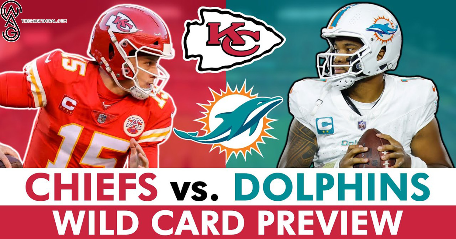 Playoff Showdown Chiefs and Dolphins Clash in a Spectacular Wild Card Duel