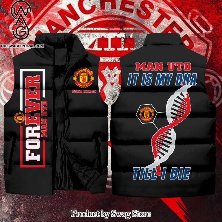 English Premier League Manchester United It Is My DNA Till I Die Unisex Sleeveless Jacket