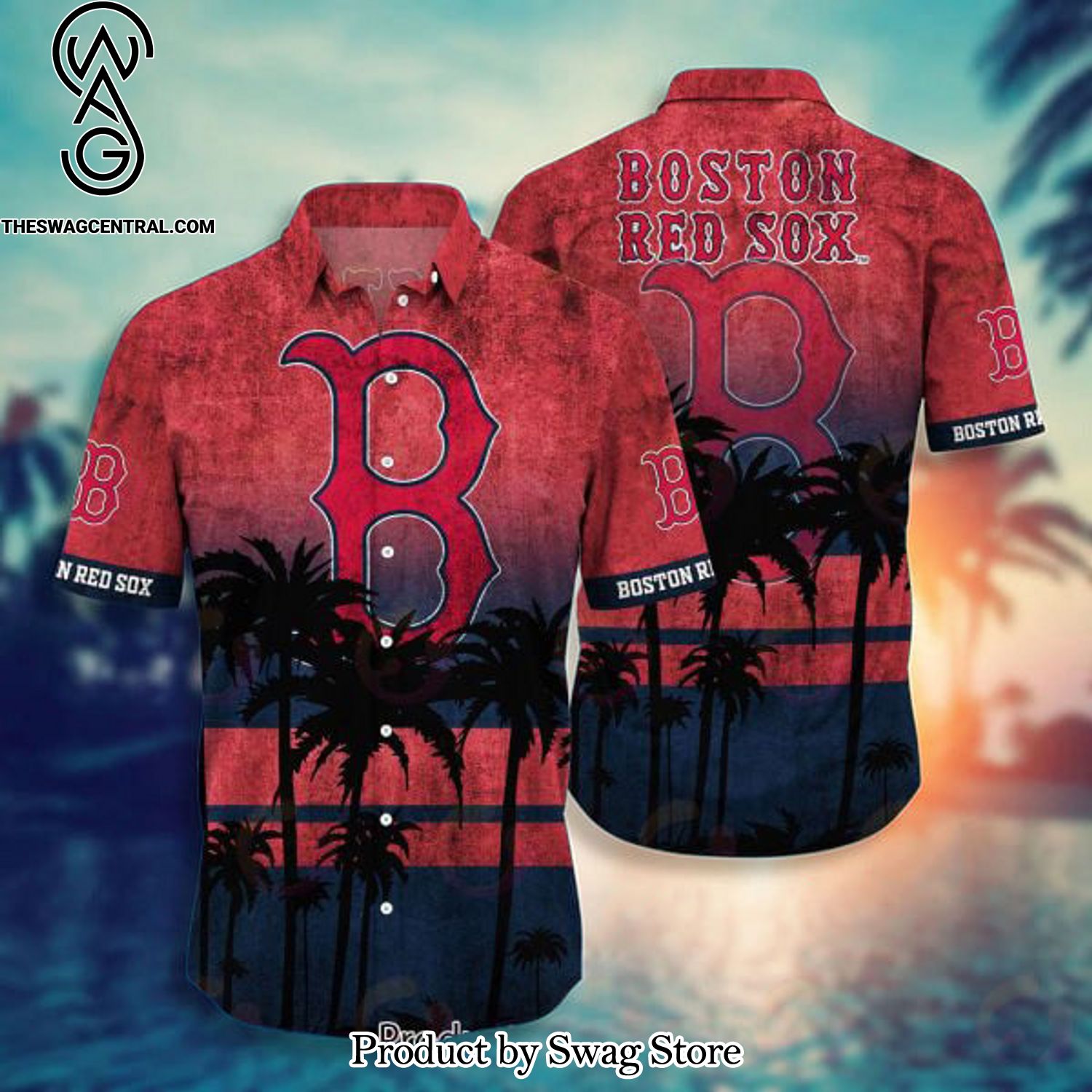 Boston Red Sox MLB New Outfit Hawaiian Shirt And Shorts Set