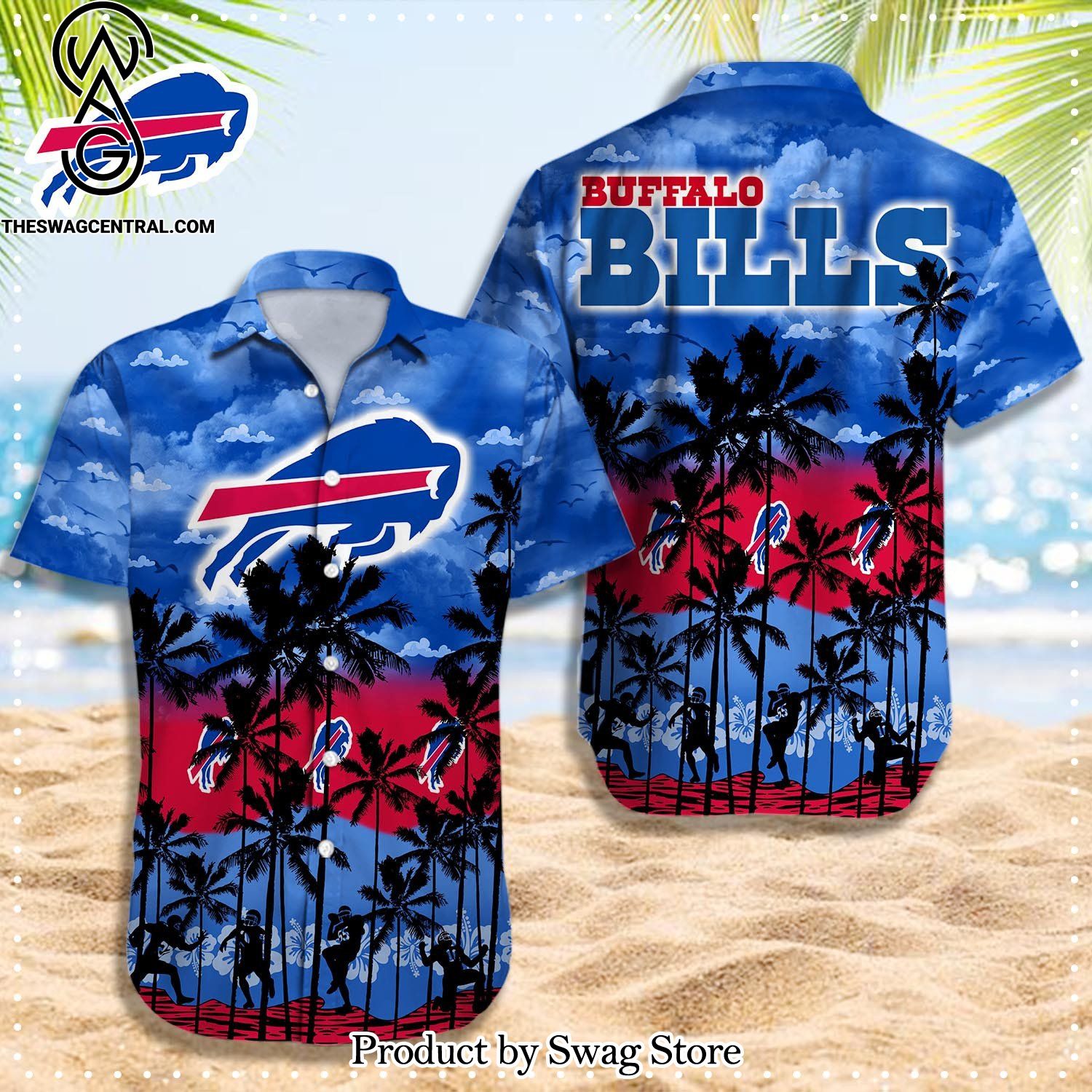 Buffalo Bills NFL New Fashion Full Printed Hawaiian Shirt And Shorts Set