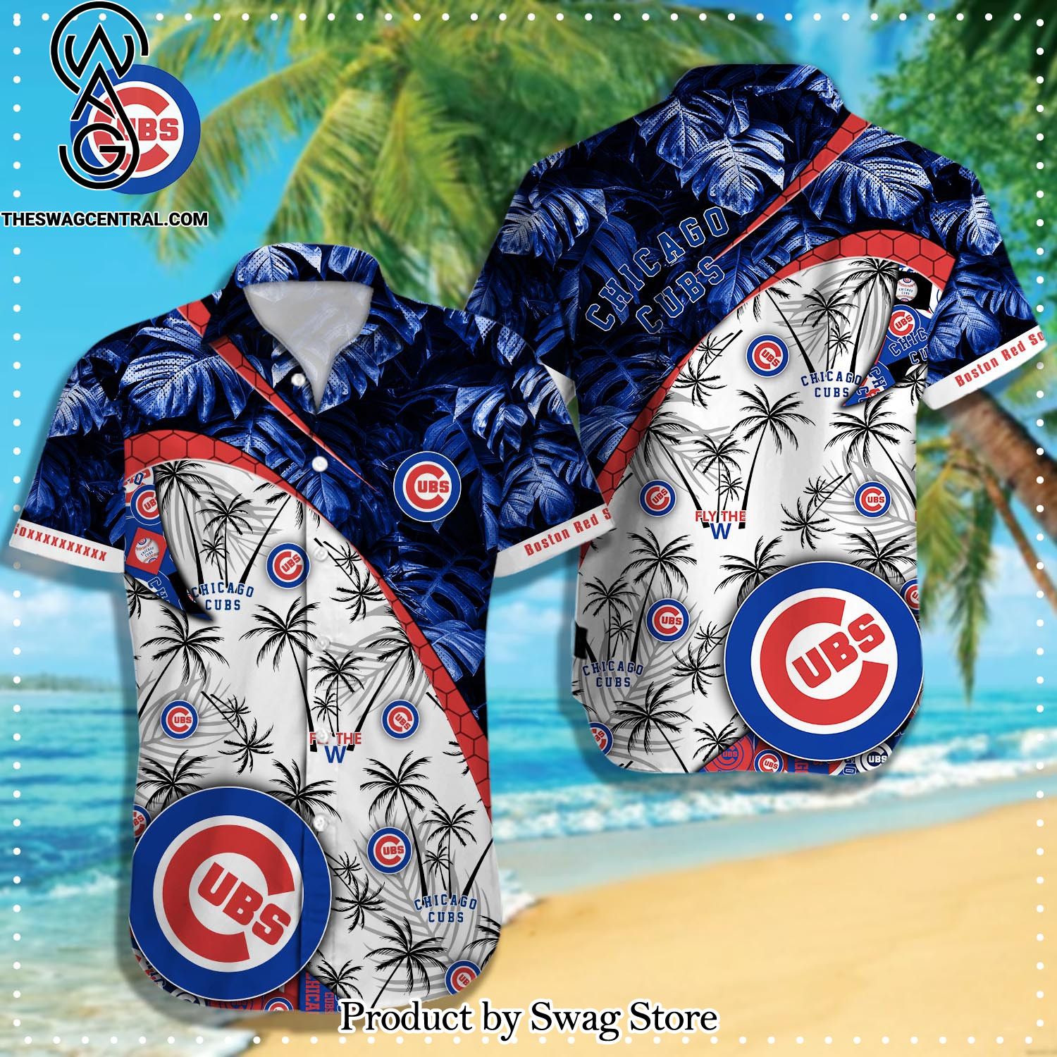 Chicago Cubs MLB Unique 3D Hawaiian Shirt And Shorts Set